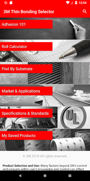 3M™ Thin Bonding Selector Screenshot 0