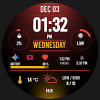 Night 21D - Digital Watch Face