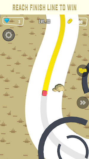 Line color fill the road Screenshot 3