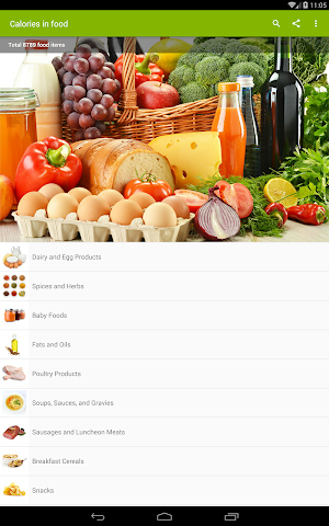 Calories in food Screenshot 3