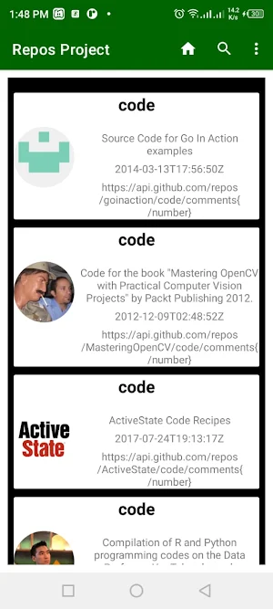 Repo App Screenshot 1
