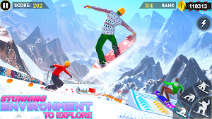 Snowboard Mountain Master: Snowboarding Stunt 2021 Screenshot 3