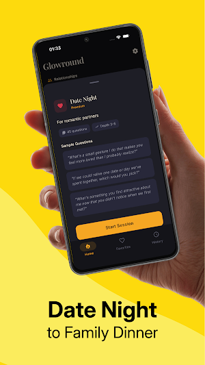 Deep conversations - Glowround Screenshot 2