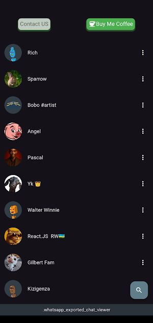 Chat Viewer - WhatsApp Exports Screenshot 1
