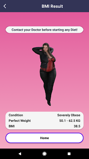 Ideal Weight Calculator Screenshot 2