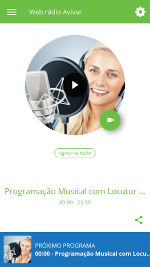 Web rádio Avivar Screenshot 0