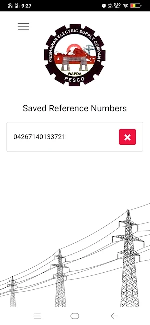 PESCO Bill Checker Screenshot 2