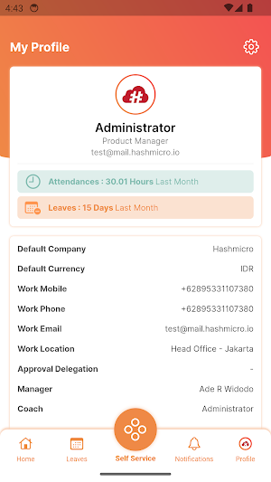 Laksana HRIS Screenshot 2