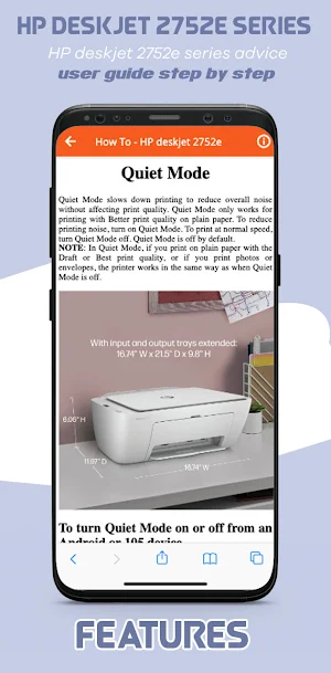 HP deskjet 2752e series advice Screenshot 1