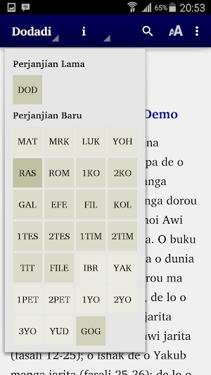 Alkitab Galela Screenshot 1