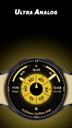 Ultra Analog - Watch face Screenshot 0