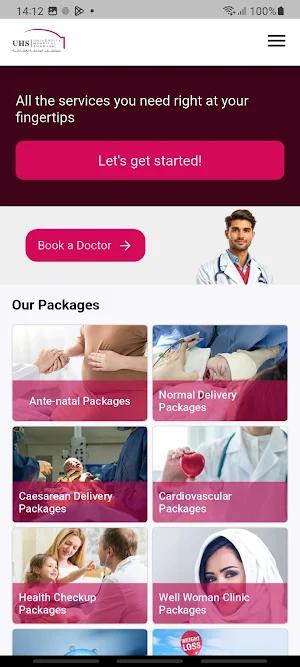 University Hospital Sharjah Screenshot 1