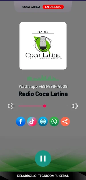 RADIO COCA LATINA Screenshot 2