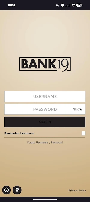 Bank19 Screenshot 0