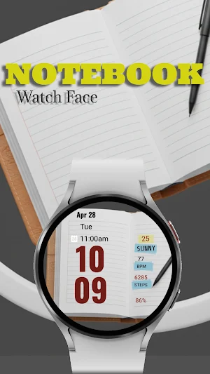 Notebook - Watch Face Screenshot 0