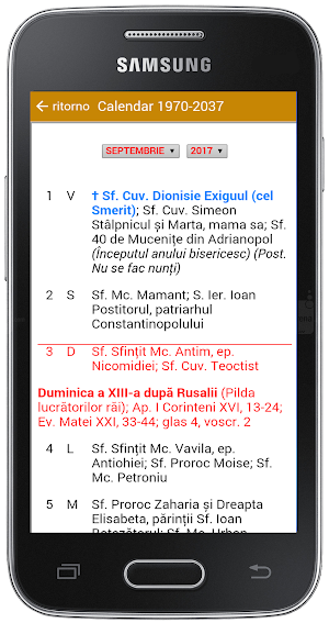 Calendar Ortodox 2019 - 2037 Premium Screenshot 2