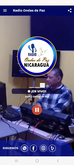 Radio Ondas de Paz Nicaragua Screenshot 0