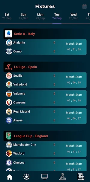 Live Football TV Streaming HD Screenshot 3