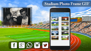 Sports Stadium Photo Frame Editor Screenshot 1