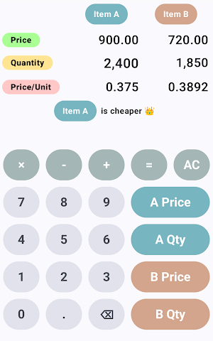 Grocery Comparer Screenshot 1