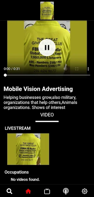 Mobile Vision Advertising Screenshot 0