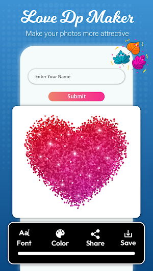 Love Name Art Text DP Maker Screenshot 3