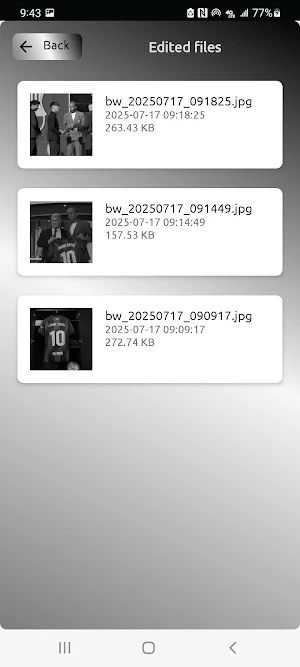 Black and White Photo Editor Screenshot 0