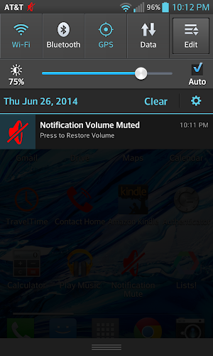 Notification Mute Screenshot 1