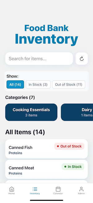 Meac Food Bank Screenshot 1