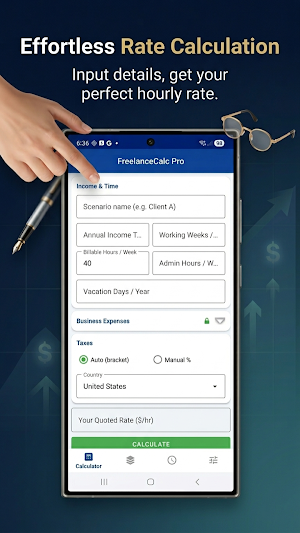 FreelanceCalc Pro Screenshot 1