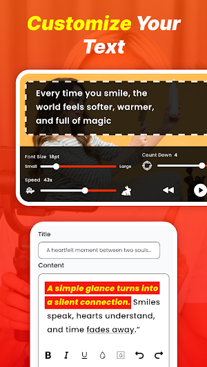 Teleprompter For Video Ai Vlog Screenshot 1