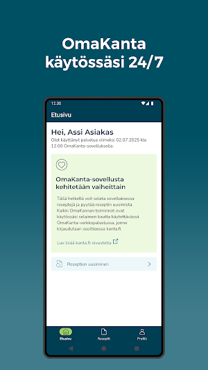 OmaKanta Screenshot 1