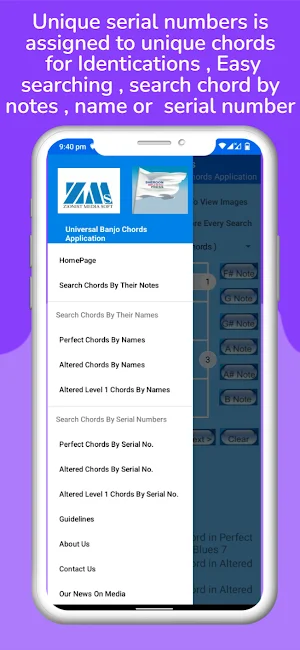 Universal Banjo Chords Screenshot 1