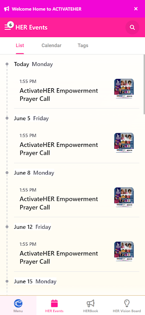 ActivateHER Screenshot 0