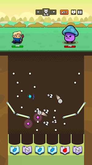 Bounce Hero: Pachinko Dungeon Screenshot 0
