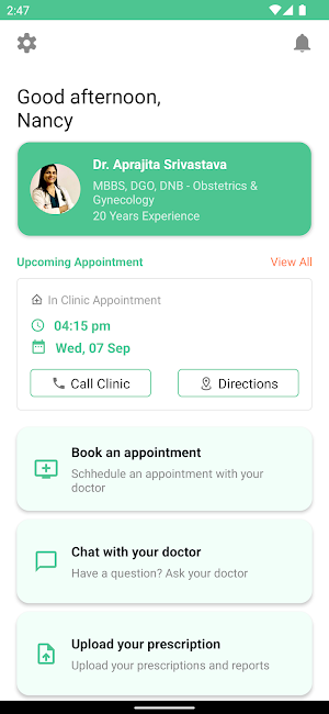 GyneAssist - For Patients Screenshot 1