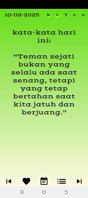 Kata-Kata Hari Ini Screenshot 2
