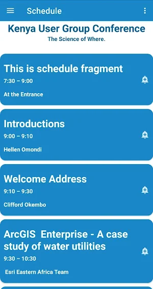 Esri Eastern Africa Events Screenshot 2