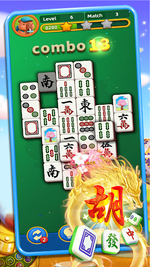 Happy Capy Mahjong Game Screenshot 1