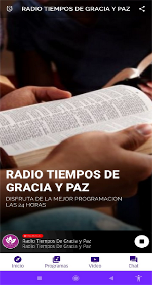 Radio Tiempos De Gracia Y Paz Screenshot 1