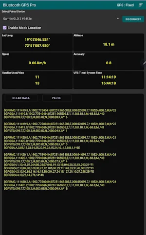 Bluetooth GPS Screenshot 2
