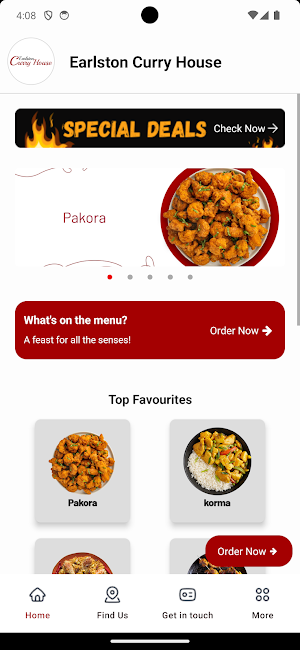 Earlston Curry House Screenshot 0
