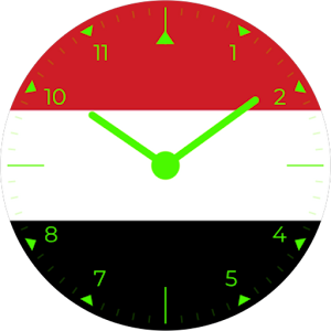 Yemen Analog Watch Face Screenshot 0