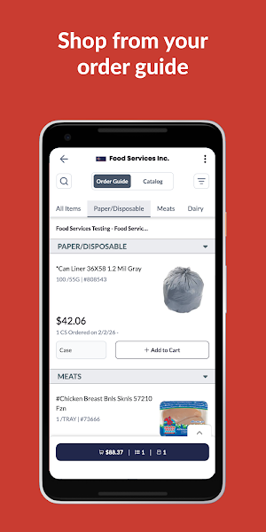Food Services Inc. Screenshot 1