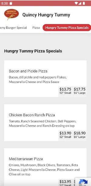 Quincy Hungry Tummy Screenshot 0