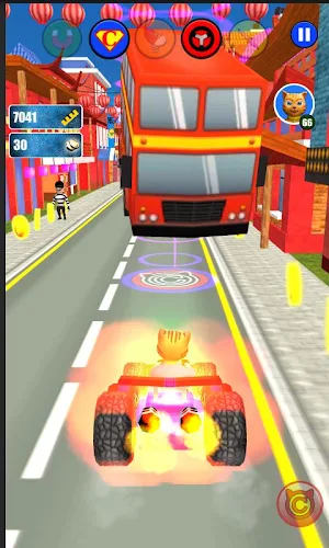 Super Hero Cat Run Screenshot 1