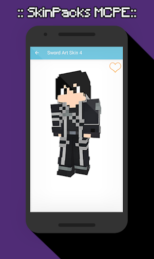 SkinPacks Sword Art for Minecraft Screenshot 2