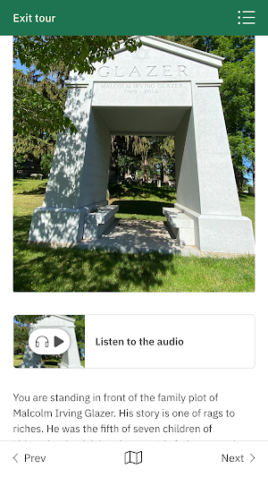 Tours of Mt. Hope Cemetery Screenshot 2