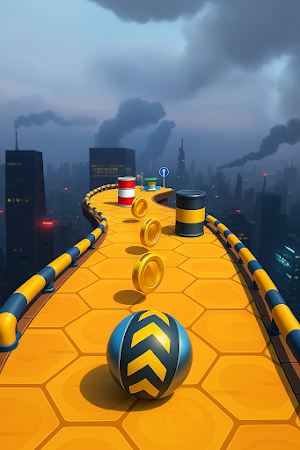 Rolling Ball City Run 3D Games Screenshot 0