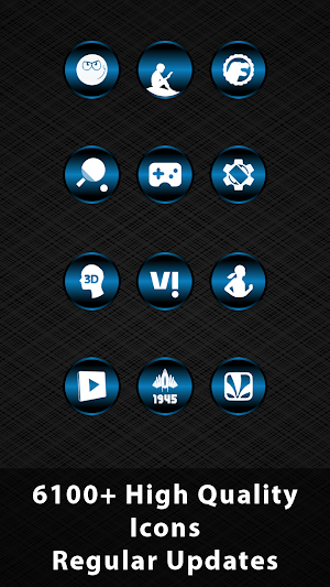 Delight Blue Icons Screenshot 1